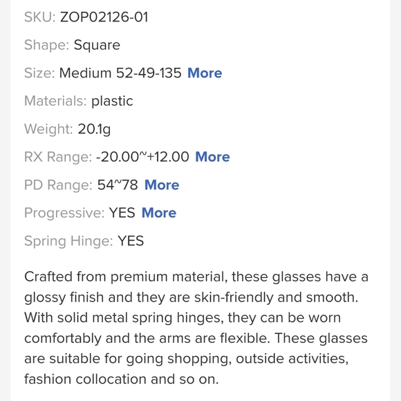 New Eyeglasses Frame Two-Color Square Frame - Picture 6 of 14